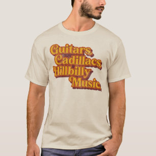 "Guitars...Hillbilly Music" Country Music Lyrics T-Shirt