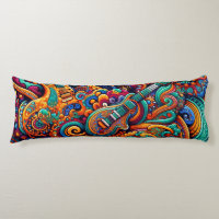 Guitars in mandala batik style