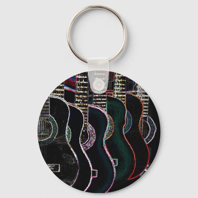 guitars key ring (Front)