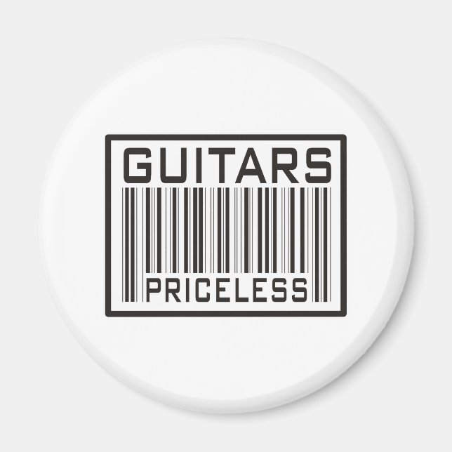Guitars Priceless Magnet (Front)