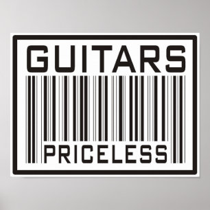 Guitars Priceless Poster