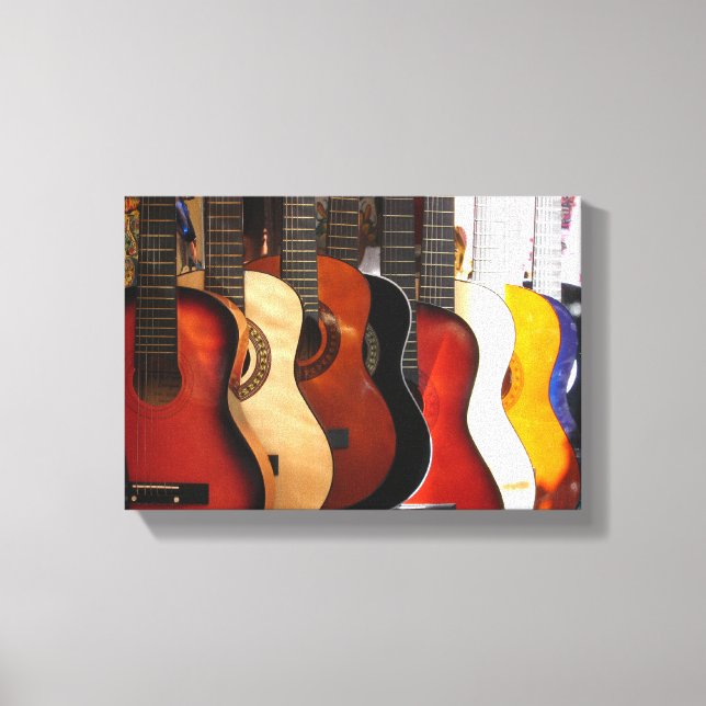 Guitars Wrapped Canvas (Front)