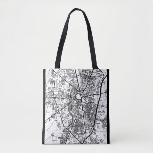 Gujranwala Pakistan City Map Tote Bag