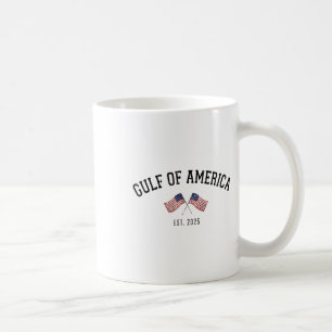 Gul-f Retro Of America Est 2025 Usa American Flag  Coffee Mug