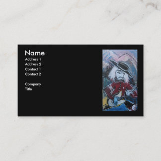GULAG GUITARIST BUSINESS CARD