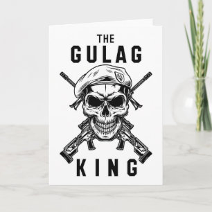 Gulag King Gaming Gamer Warzone Gamer Gift  Card
