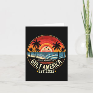 Gulf America Funny Trump Renaming Card