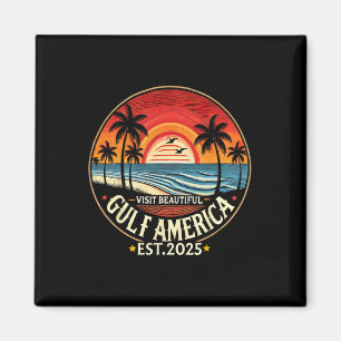 Gulf America Funny Trump Renaming Magnet