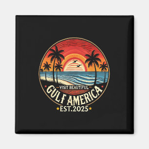 Gulf America Funny Trump Renaming  Magnet