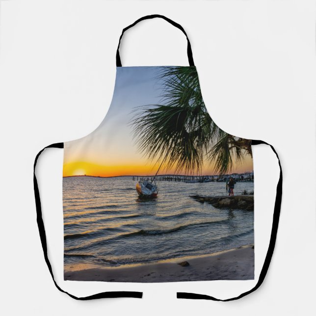 Gulf Breeze Florida Sunset Apron (Front)