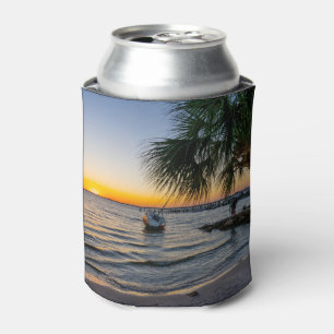 Gulf Breeze Florida Sunset Can Cooler