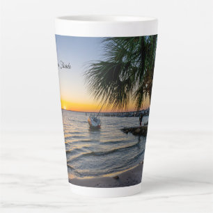Gulf Breeze Florida Sunset Latte Mug