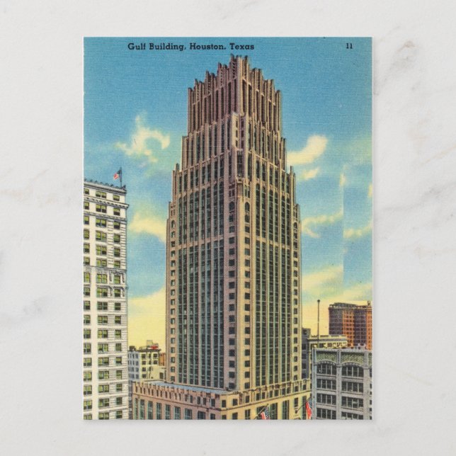 Gulf Building, Houston, Texas Postcard (Front)