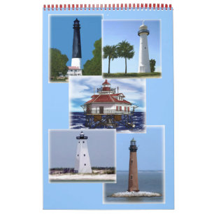 Gulf Coast lighthouses Calendar