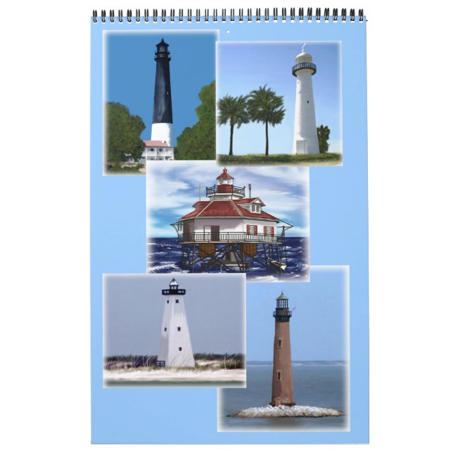 Gulf Coast lighthouses Calendar (Cover)