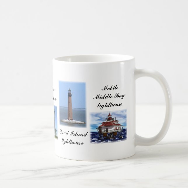Gulf Coast lighthouses Coffee Mug (Right)