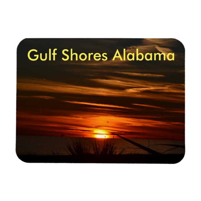 Gulf Coast Sunset Magnet (Horizontal)