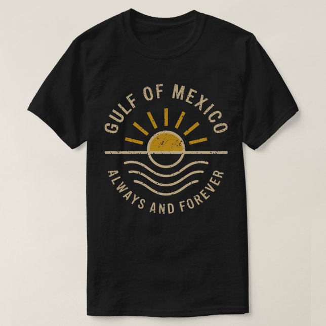 Gulf Coast Travel Tee Gulf of Mexico T-shirt (Design Front)