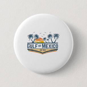 Gulf Mexico Shirt Gulf Of Us America 2025 Flag Mex 6 Cm Round Badge
