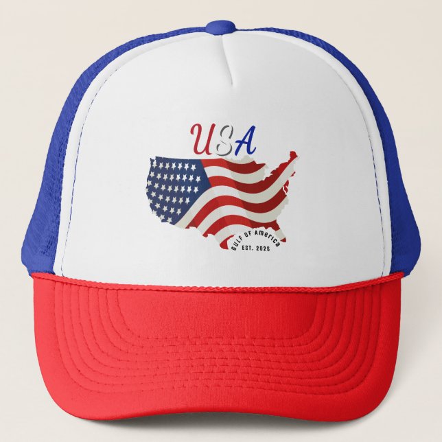 Gulf of America 47  Trucker Hat (Front)