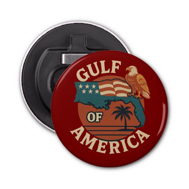 Gulf of America Beer Bottle Opener (Front)