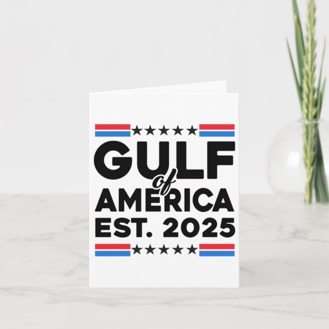 Gulf Of America  Card (Front)