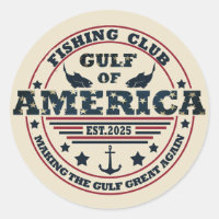 Gulf of America fishing club American patriotic