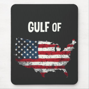 Gulf Of America Funny Trump USA Map Flag Mouse Pad