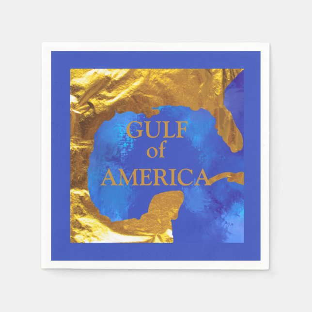 GULF OF AMERICA  NAPKIN (Front)