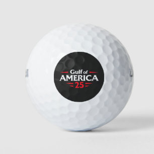 Gulf of America Patriotic American Trump USA Flag Golf Balls