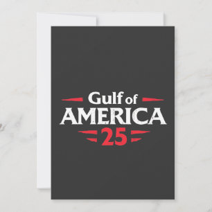 Gulf of America Patriotic American Trump USA Flag Invitation