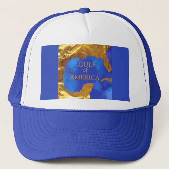 GULF OF AMERICA  TRUCKER HAT (Front)