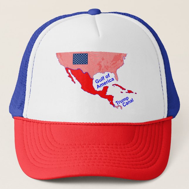 Gulf of America, Trump Canal Baseball Cap (Front)
