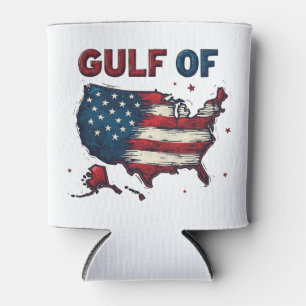Gulf of America USA Map Trump USA Gulf of Mexico Can Cooler