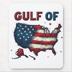 Gulf of America USA Map Trump USA Gulf of Mexico Mouse Pad