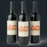 Gulf of America vintage American patriotic Wine Label<br><div class="desc">The Gulf of America is a large, semi-enclosed sea located on the southeastern coast of North America, bordered by the United States (to the north), Mexico (to the west and south), and Cuba (to the southeast). It is a marginal sea of the Atlantic Ocean, covering approximately 1.5 million square kilometres....</div>