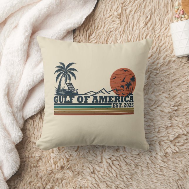 Gulf of America vintage patriotic design Cushion (Blanket)