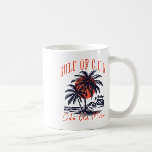 Gulf Of Cuba Usa Mexico  Coffee Mug (Right)