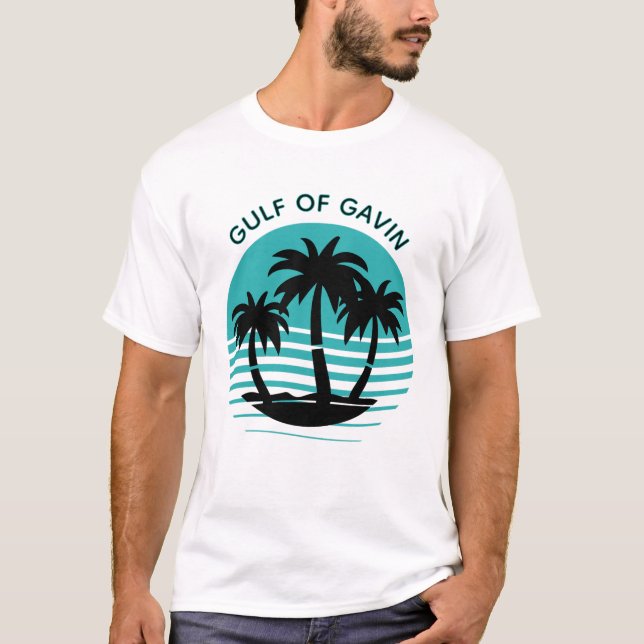 Gulf of Gavin | Funny Political Humour T-Shirt (Front)