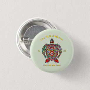 Gulf of Mexico 3 Cm Round Badge