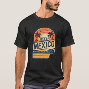 Gulf of Mexico Beach Palms Summer Vacation Premium T-Shirt