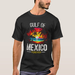 Gulf Of Mexico Beach Palms Summer Vacation T-Shirt