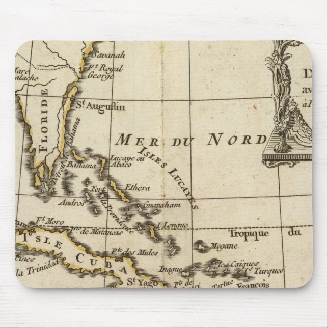 Gulf of Mexico, Caribbean Isles Mouse Pad (Front)