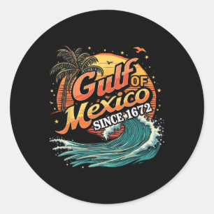 Gulf Of Mexico Forever Take Me To The Beach T-shir Classic Round Sticker