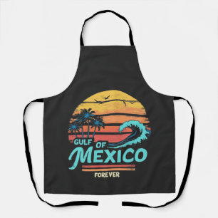 Gulf of Mexico Forever Vintage Beach Mexican  Apron