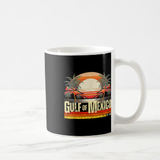 Gulf Of Mexico Forever Vintage Beach Retro Sunset  Coffee Mug