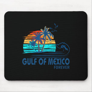 Gulf Of Mexico Forever Vintage Beach Summer Holida Mouse Pad