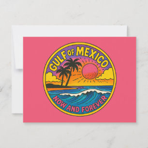 Gulf of Mexico Now and Forever Ocean Art           Postcard