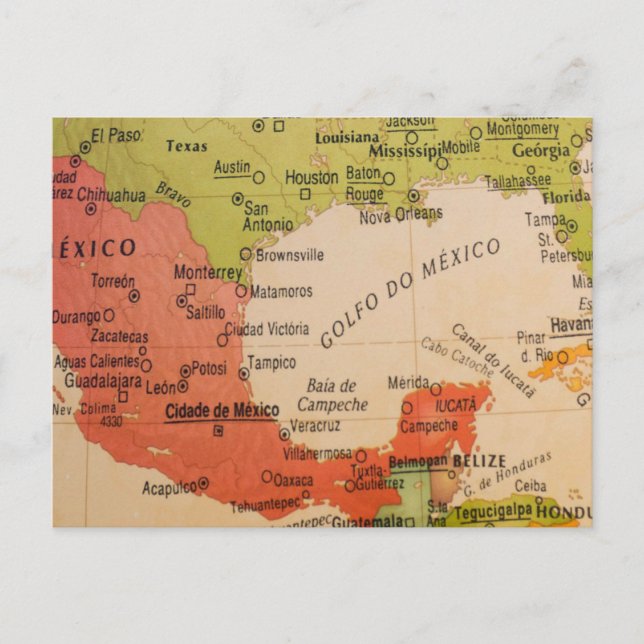 Gulf of Mexico Postcard (Front)