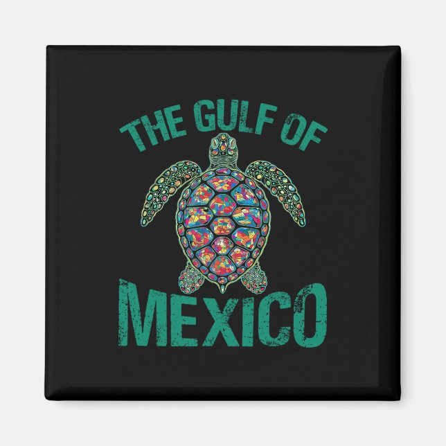 Gulf Of Mexico Sea Turtles  Magnet (Front)